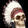 Totenkopf - Indianer Häuptling