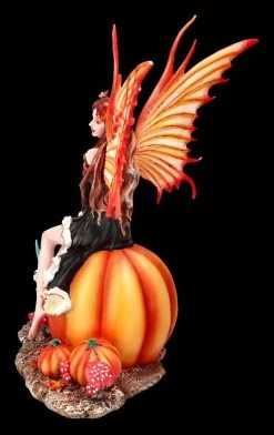 Elfen Figur Mit Kürbissen By Amy Brown -Figuren Deko Verkauf 2D FS24454 Elfen Figur mit Kurbissen by Amy Brown 3 1280x1280