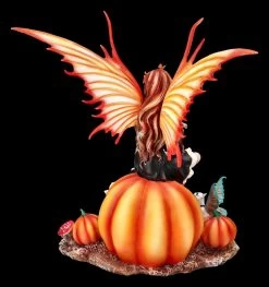 Elfen Figur Mit Kürbissen By Amy Brown -Figuren Deko Verkauf 2D FS24454 Elfen Figur mit Kurbissen by Amy Brown 4 1280x1280