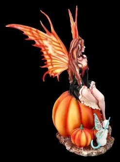 Elfen Figur Mit Kürbissen By Amy Brown -Figuren Deko Verkauf 2D FS24454 Elfen Figur mit Kurbissen by Amy Brown 5 1280x1280