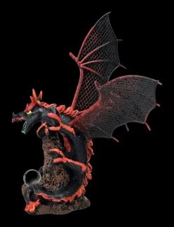 Pterosaur Drachen Figur Schwarz-rot -Figuren Deko Verkauf 2D FS24487 Pterosaur Drachen Figur schwarz rot 2 1280x1280
