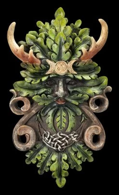 Wandrelief - Greenman Mondgott