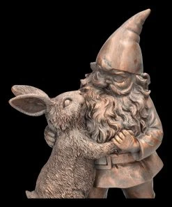 Gartenzwerg Figur Tanzt Mit Hase -Figuren Deko Verkauf 2D FS24527 Gartenzwerg Figur tanzt mit Hase 8 1280x1280