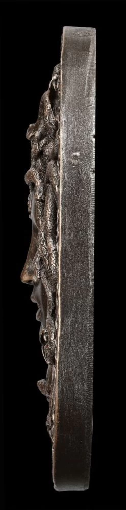 Wandrelief - Medusa Schild Mit Schlangen -Figuren Deko Verkauf 2D FS24613 Wandrelief Medusa Schild mit Schlangen 2 1280x1280