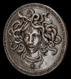 Wandrelief - Medusa Schild Mit Schlangen -Figuren Deko Verkauf 2D FS24613 Wandrelief Medusa Schild mit Schlangen 5 1280x1280