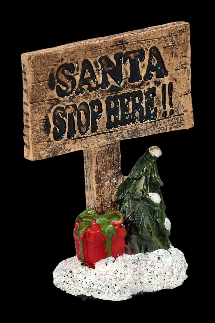 Elfen Und Pixie Schild - Santa Stop Here 4 Elfen Und Pixie Schild - Santa Stop Here – Bild 2