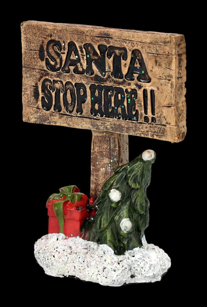 Elfen Und Pixie Schild - Santa Stop Here 5 Elfen Und Pixie Schild - Santa Stop Here – Bild 3