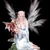 Elfen Figur Tagaria Mit Rotem Drachen -Figuren Deko Verkauf 2D FS24667 Elfen Figur Tagaria mit rotem Drachen 8 1280x1280