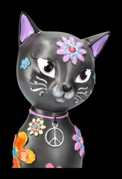 NEMESIS NOW Katzenfigur - Hippy Kitty -Figuren Deko Verkauf 2D FS24674 Katzenfigur Happy Kitty 7 1280x1280