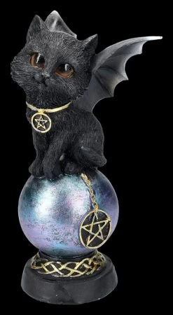 Vampirkatzen Figur 2er Set Auf Wahrsagerkugel -Figuren Deko Verkauf 2D FS24975 Vampirkatzen Figur 2er Set 3 1280x1280