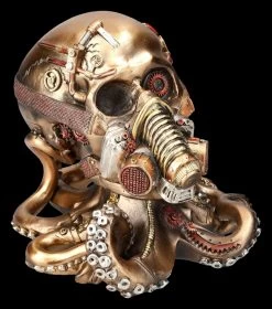 Steampunk Totenkopf - Krake Mit Gasmaske -Figuren Deko Verkauf 2D FS25155 Steampunk Totenkopf Krake mit Gasmaske 5 1280x1280