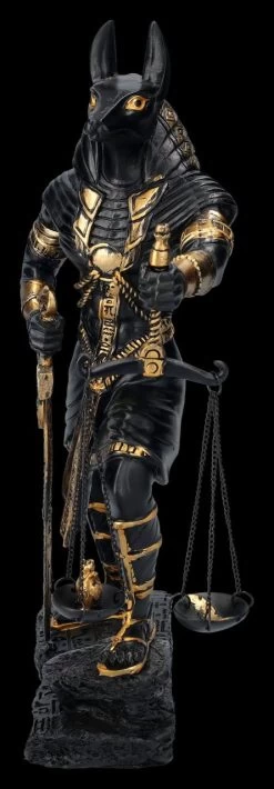 Anubis Figur Mit Waage Fällt Urteil Schwarz -Figuren Deko Verkauf 2D FS25222 Anubis Figur mit Waage f llt Urteil schwarz 3 1280x1280