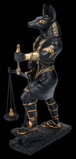 Anubis Figur Mit Waage Fällt Urteil Schwarz -Figuren Deko Verkauf 2D FS25222 Anubis Figur mit Waage f llt Urteil schwarz 6 1280x1280