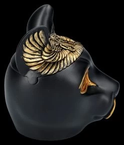 Schatulle ägyptisch - Bastet Kopf -Figuren Deko Verkauf 2D FS25260 Schatulle gyptisch Bastet Kopf 4 1280x1280