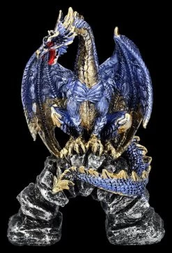 Drachenfigur Blau Auf Brücke - Acko