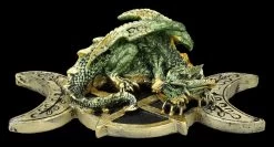 Drachenfigur - Dreifach-Mond Wächter