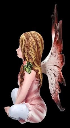 Elfen Figur - Rosa Sitzt Im Schneidersitz -Figuren Deko Verkauf 2D FS25413 Elfen Figur Rosa sitzt im Schneidersitz 2 1280x1280