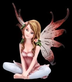 Elfen Figur - Rosa Sitzt Im Schneidersitz -Figuren Deko Verkauf 2D FS25413 Elfen Figur Rosa sitzt im Schneidersitz 6 1280x1280