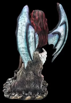 Elfen Figur - Dark Mira Sitzt Auf Treppe -Figuren Deko Verkauf 2D FS25417 Elfen Figur Dark Mira sitzt auf Treppe 2 1280x1280