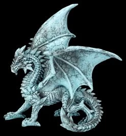 Drachenfigur Blau - Eisdrache