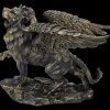 Chimäre Figur - Löwe Mit Hörnern Und Flügeln