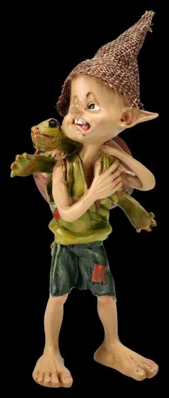 Pixie Kobold Figur - Schildkröten Rucksack -Figuren Deko Verkauf 2D FS25771 Pixie Kobold Schildkr ten Rucksack 6 1280x1280