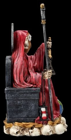 Sitzende Santa Muerte Figur Rot -Figuren Deko Verkauf 2D FS25838 Sitzende Santa Muerte Figur rot 4 1280x1280