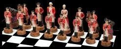 Schachspiel - Amerikanischer Unabhängigkeitskrieg -Figuren Deko Verkauf 2D FS25856 Schachspiel Amerikanischer Unabh gigkeitskrieg 4 1280x1280