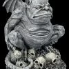 Gargoyle Figur - Der Schlächter Mit Schädeln