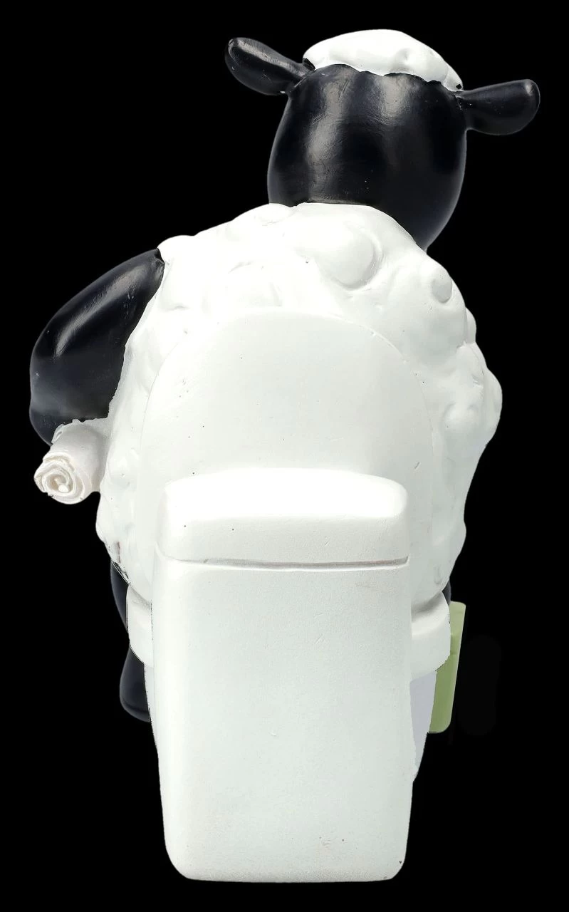 Lustige Schaf Figur - Handyzeit Am Klo 6 Lustige Schaf Figur - Handyzeit Am Klo – Bild 4