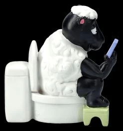 Lustige Schaf Figur - Handyzeit Am Klo 13 Lustige Schaf Figur - Handyzeit Am Klo -Figuren Deko Verkauf 2D FS25932 Lustige Schaf Figur Handyzeit am Klo 6 1280x1280