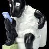 Lustige Schaf Figur - Handyzeit Am Klo -Figuren Deko Verkauf 2D FS25932 Lustige Schaf Figur Handyzeit am Klo 8 1280x1280