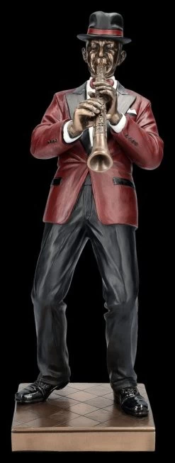 The Jazz Band Figur - Klarinetten Spieler Rot -Figuren Deko Verkauf 2D FS25954 The Jazz Band Figur Klarinetten Spiele rot 1 1280x1280