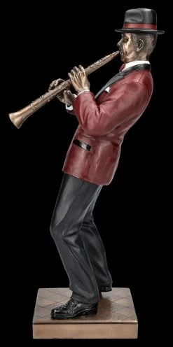 The Jazz Band Figur - Klarinetten Spieler Rot -Figuren Deko Verkauf 2D FS25954 The Jazz Band Figur Klarinetten Spiele rot 2 1280x1280