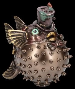 Steampunk Kugelfisch Figur - Fugu -Figuren Deko Verkauf 2D FS25967 Steampunk Kugelfisch Figur Fugu 4 1280x1280
