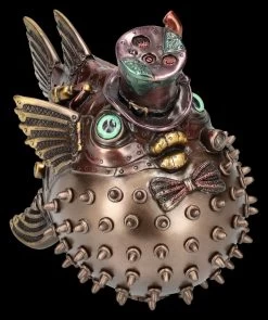 Steampunk Kugelfisch Figur - Fugu -Figuren Deko Verkauf 2D FS25967 Steampunk Kugelfisch Figur Fugu 5 1280x1280