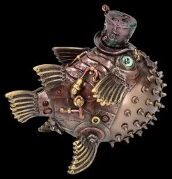 Steampunk Kugelfisch Figur - Fugu -Figuren Deko Verkauf 2D FS25967 Steampunk Kugelfisch Figur Fugu 6 1280x1280