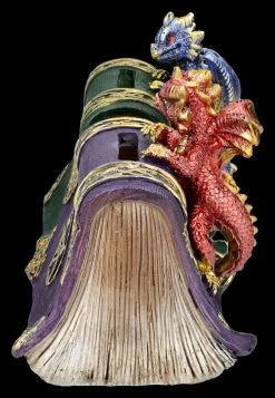 Spardosen 2er Set - Drachen Mit Büchern -Figuren Deko Verkauf 2D FS26004 Spardosen Set Drachen mit B chern 2er 2 1280x1280
