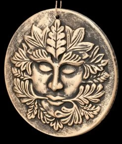 Wandrelief Terrakotta - Greenman -Figuren Deko Verkauf 2D FS26019 Wandrelief Terrakotta Greenman 4 1280x1280