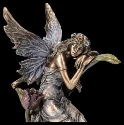 Elfen Figur Lehnt An Tulpe -Figuren Deko Verkauf 2D FS26514 Elfen Figur lehnt an Tulpe 3 1280x1280