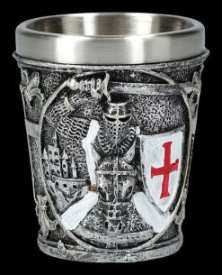 Schnapsbecher 6er Set - Kreuzritter Weiß -Figuren Deko Verkauf 2D FS26622 Schnapsbecher6er Set Kreuzritter weiss 5 1280x1280