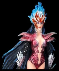 Kriegerin Figur Mit Wolf - Fire Of Ring By Ruth Thompson -Figuren Deko Verkauf 2D FS26789 Kriegerin Figur mit Wolf Fire of Ring by Ruth Tompson 11 1280x1280