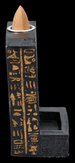 Rückfluss-Räucherhalter - Bastet Hieroglyphen -Figuren Deko Verkauf 2D FS26824 RuckflussRaucherhalter Bastet Hieroglyphen 4 1280x1280
