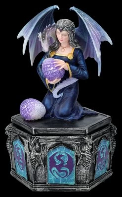 Schatulle Anne Stokes - Dragon Friendship Frühling -Figuren Deko Verkauf 2D FS26911 Schatulle Anne Stokes Dragon Friendship Fruhling 6 1280x1280