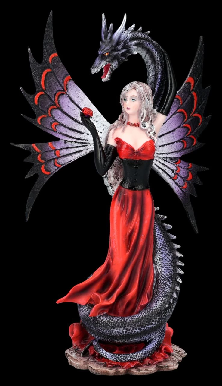 Elfen Figur - Fiera Mit Drachenschlange 3 Elfen Figur - Fiera Mit Drachenschlange