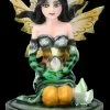 Elfen Figur Klein Grün - Kirana Mit Kristallen