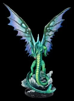 Drachen Figur Grün-blau - Wasserdrache -Figuren Deko Verkauf 2D FS26960 Drachen Figur grun blau Wasserdrache 1 1280x1280