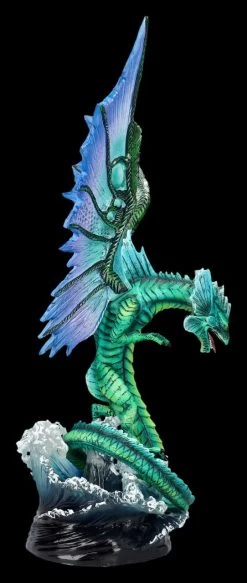 Drachen Figur Grün-blau - Wasserdrache -Figuren Deko Verkauf 2D FS26960 Drachen Figur grun blau Wasserdrache 4 1280x1280
