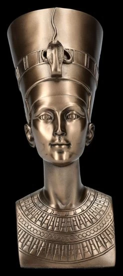 Neue Produkte -Figuren Deko Verkauf 2D FS26970 Nofretete Buste bronziert 1 1280x1280