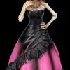 Skelett Figur - DOD Lady In Rosa Kleid